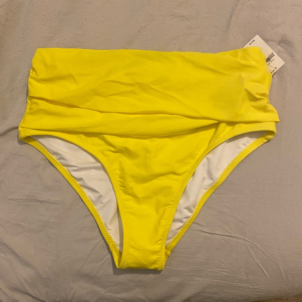 Yellow bikini bottoms